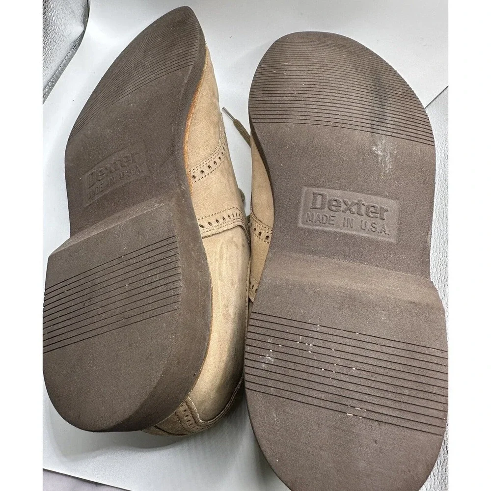 Dexter Oxford‎ men’s shoes Light Brown size 9.5M made in USA V760-6